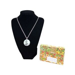 NEW Sigrid Olsen Unique Pendant Necklace Notebook Gift Set